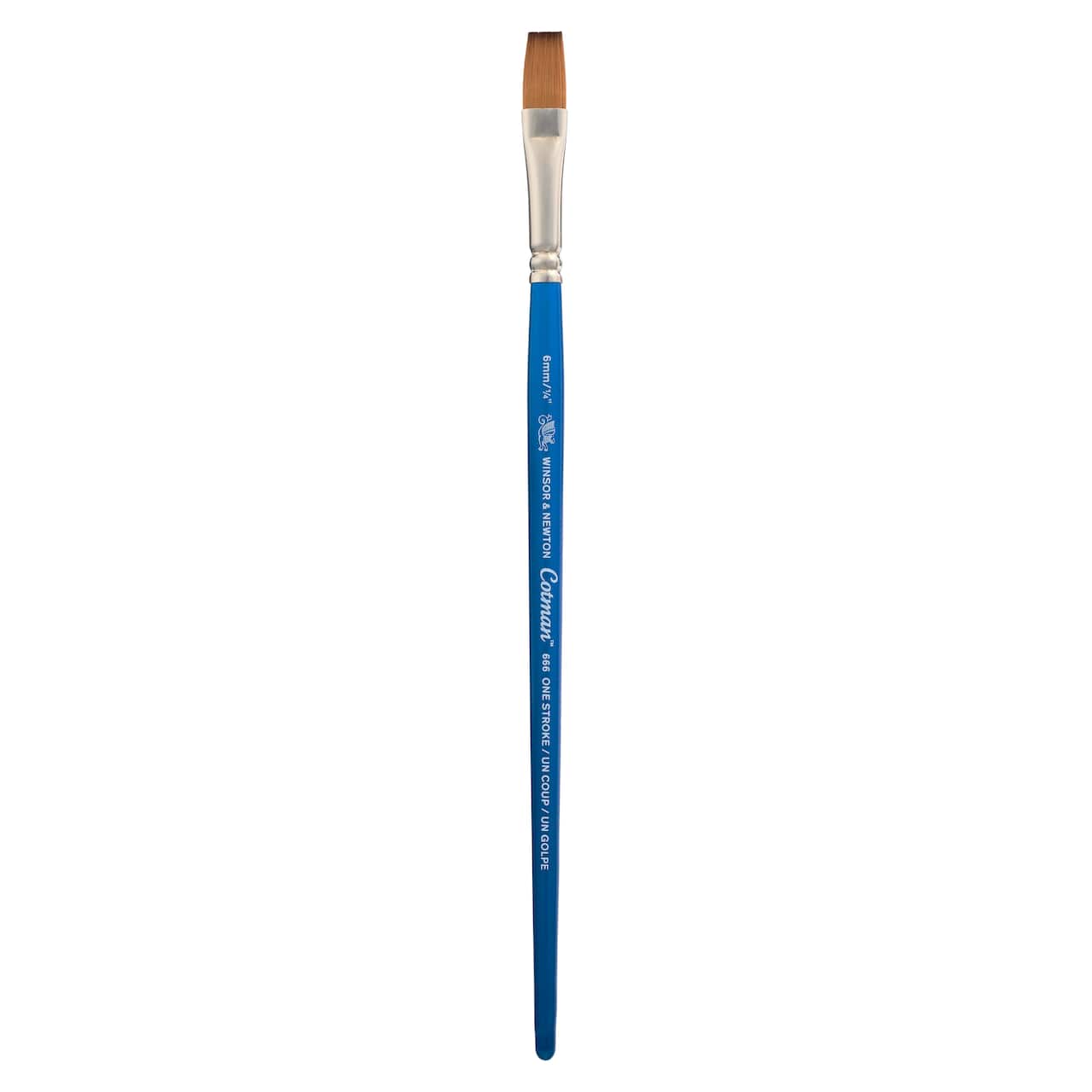 12 Pack: Cotman Watercolour™ Short Handle One Stroke Brush, 1/4"